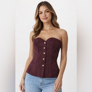 Sincerely Jules Chocolate Brown Top